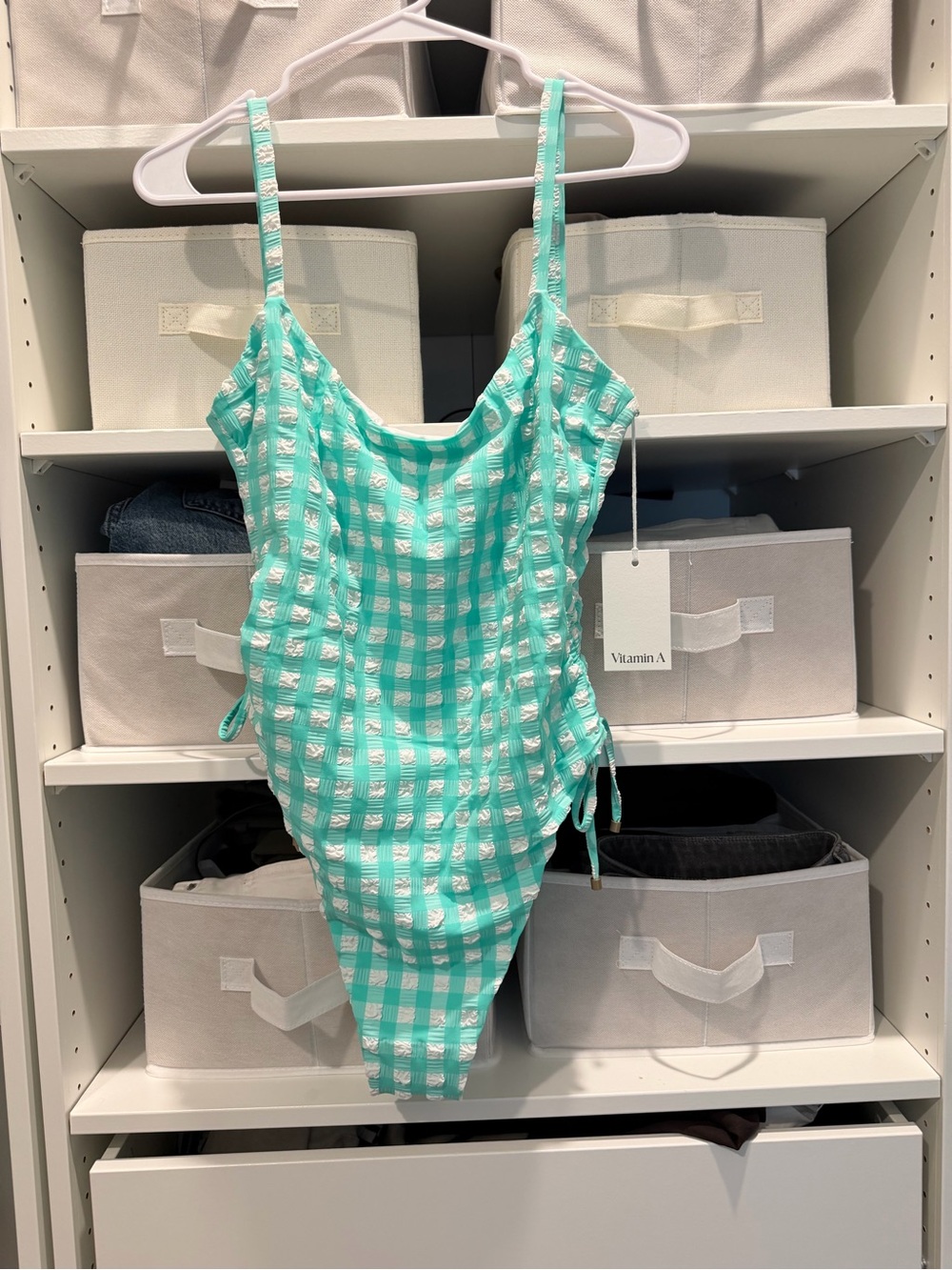 NWT Vitamin A Gemma One-Piece Swimsuit with Side Ties